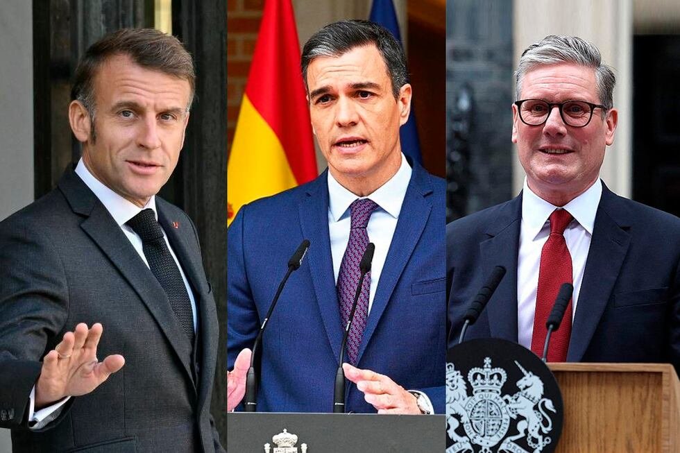 isaacrrr7's tweet photo. Envío mis condolencias a Macron, Sánchez y Starmer.

Condenaron repetidamente las operaciones de las FDI en el sur del Líbano, solo para descubrir esta noche que el Líbano las apoya para desmantelar a Hezbolá.

Dedíquense a salvar sus países, que los están quebrando. https://t.co/eVox1OamTm