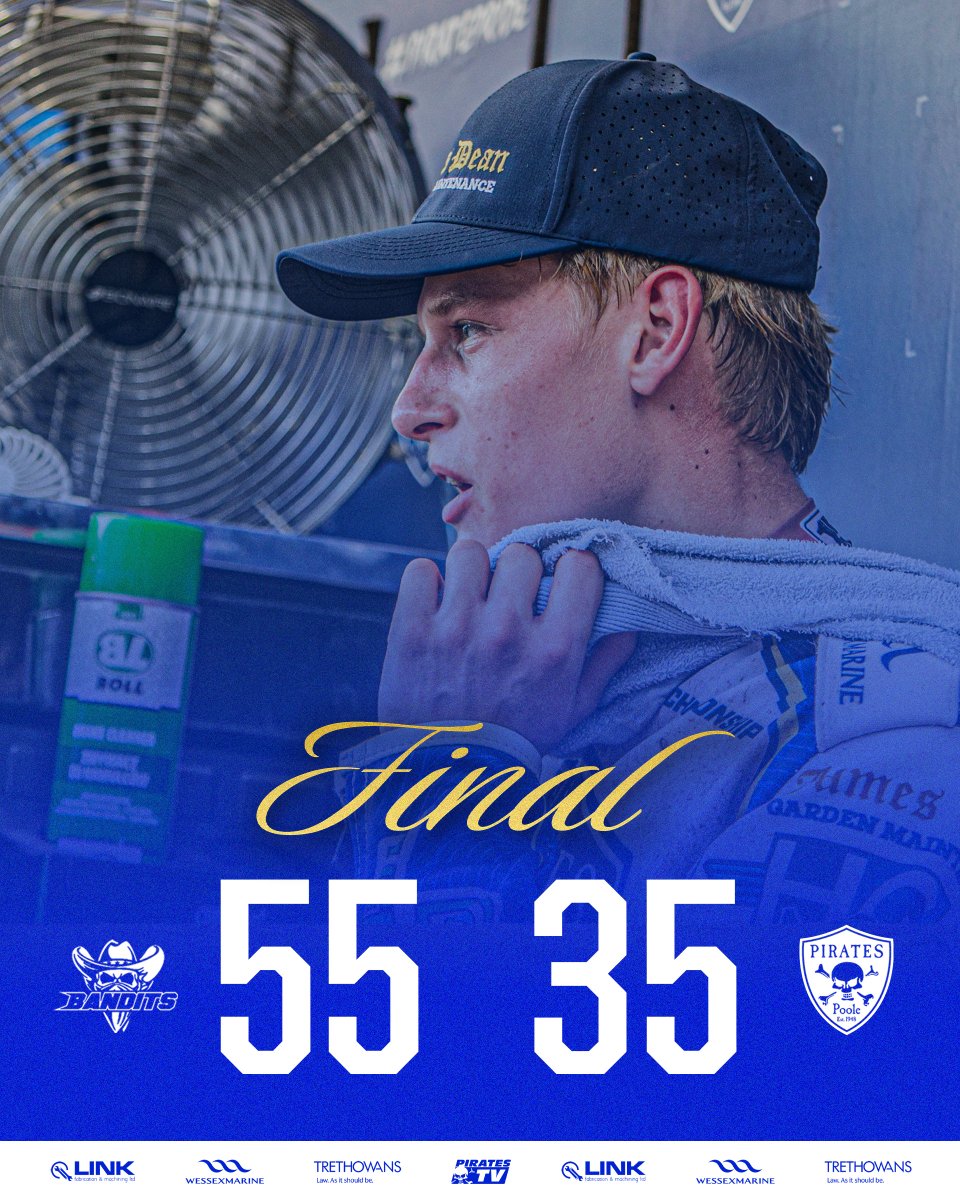 poolespeedway's tweet photo. 😔 PIRATES KNOCKED OUT OF THE CUP

A disappointing night as our KO Cup campaign comes to an end

Congratulations to Berwick, who progress to their first major final in 30 years!

🏴‍☠️ #PiratePride https://t.co/tHE9KyS1ce