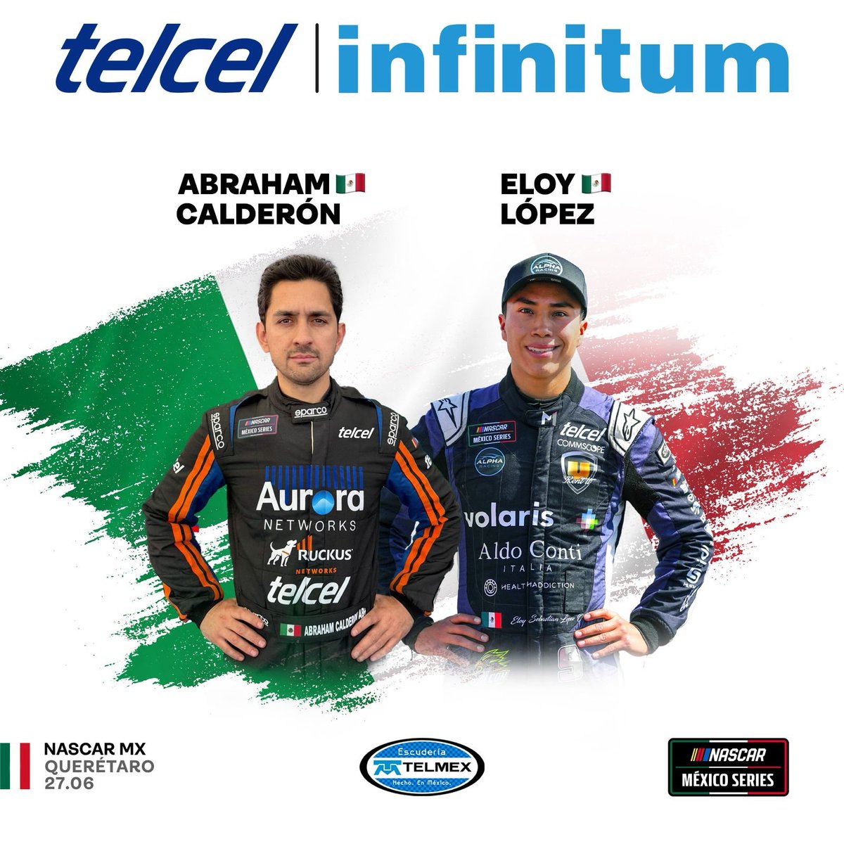 Telcel_Racing's tweet photo. El fin de semana #AMáximaVelocidad apenas comenzó 😎 https://t.co/6Ojtthsmly