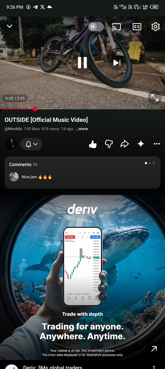 LitteSaint_'s tweet photo. @Premier_100 @Heis_NINO @Jeff_kashh @Dcrecordsng Followed all sir 
Streaming #OUTSIDE https://t.co/TLjzDVDSDg