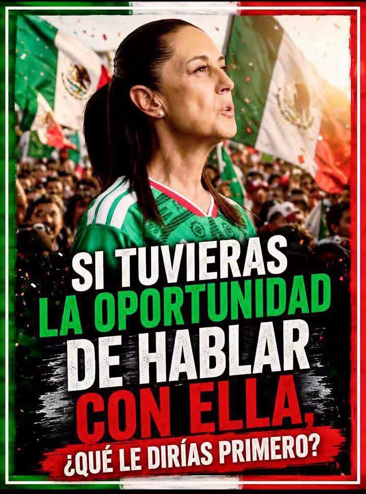 VigiaCiudadano7's tweet photo. Si tuvieras la oportunidad de dirigirte a Claudia Sheinbaum personalmente durante un minuto, ¿Qué mensaje sería prioritario para usted?

@Claudiashein https://t.co/InALlzLCGd