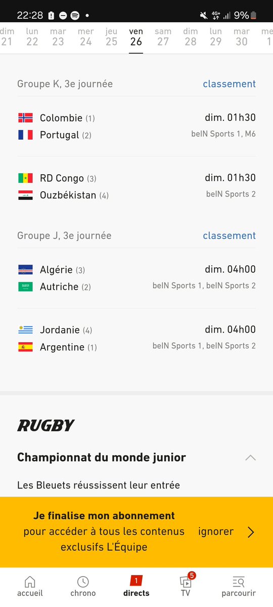 Deden_64's tweet photo. Hâte du programme de ce soir https://t.co/xThaW1K8qb