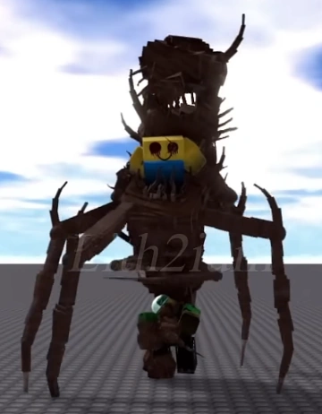 Robzon254247's tweet photo. @BitrotEchoRBLX @RobloxARGNews They already had the 4 wooden legs design 6 months ago and the spider white eyes 9 months ago. They just combined the designs https://t.co/185ZPTKtVh