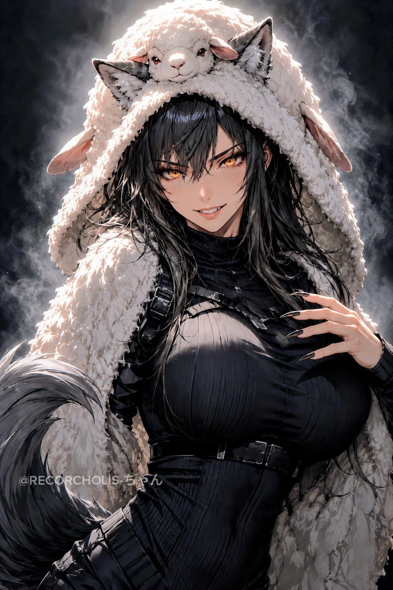Shiruru_rodo's tweet photo. Is not always what it seems...

#IAArt #AIart #OC #anime #wolf #sheep #Bishonen #Ikemen #bishoujo https://t.co/2fw6oop6T0