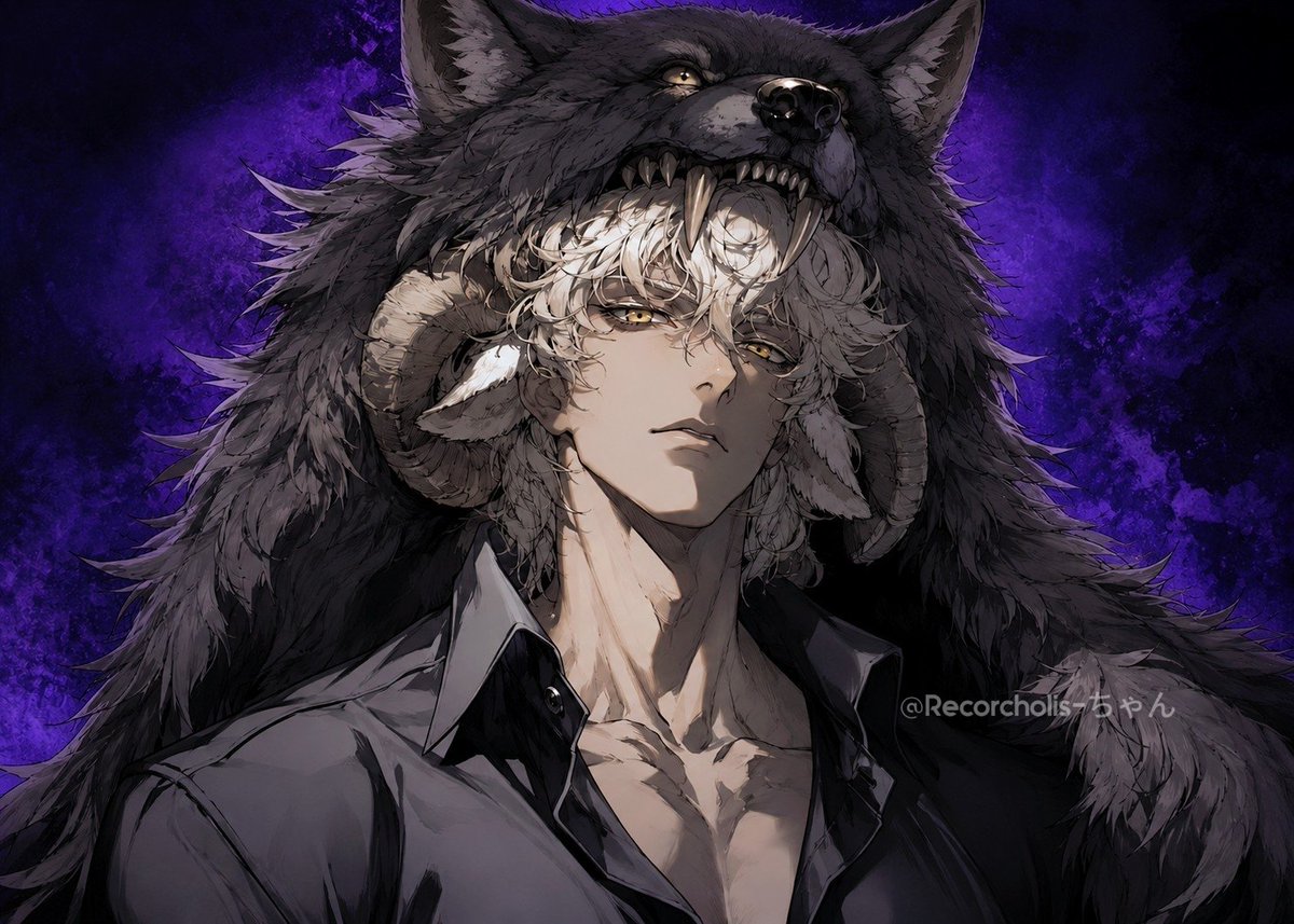 Shiruru_rodo's tweet photo. Is not always what it seems...

#IAArt #AIart #OC #anime #wolf #sheep #Bishonen #Ikemen #bishoujo https://t.co/2fw6oop6T0