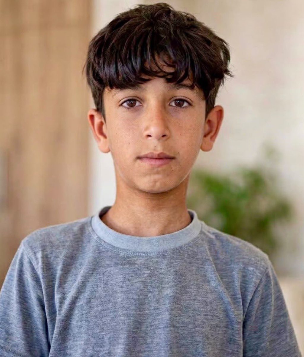 DropSiteNews's tweet photo. 10-year old Waleed Abu Jazar died in Gaza today following injuries resulting from an Israeli strike. https://t.co/E0HUHkZgvR