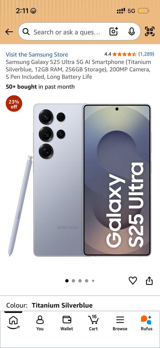 pradeepsuresh4's tweet photo. @stufflistings My Guess : 84,999
#AmazonPrimeDaySale #GalaxyS25UltraDay1 https://t.co/dtyk3XxLBL