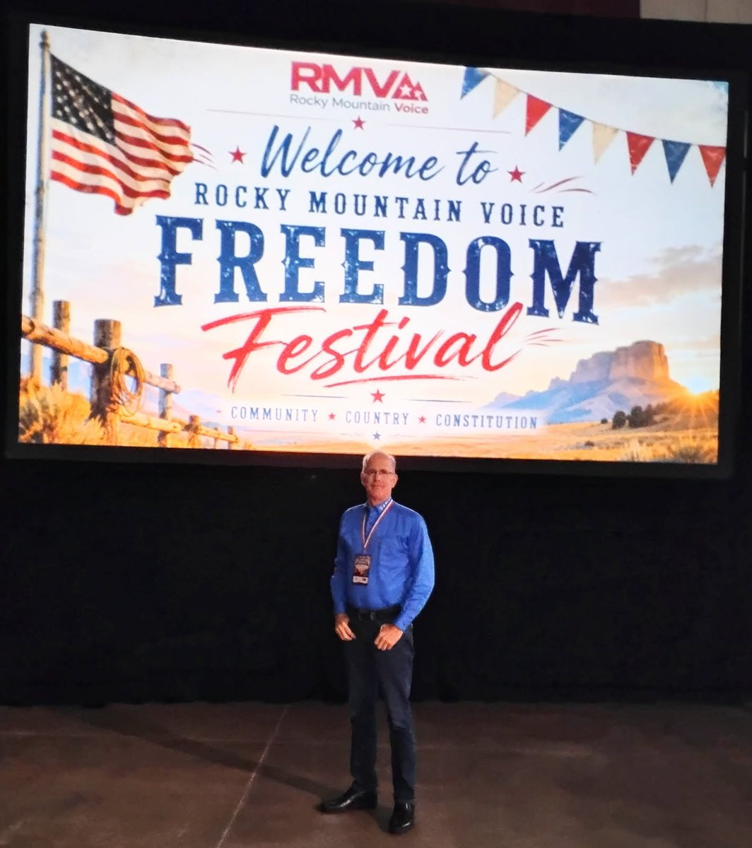 bobdavisforco's tweet photo. Enjoying a great weekend out at the @rockymountainvoice Freedom Festival in Castle Rock!
Attended the Back The Blue Bash last night, rodeo today, and look forward to attending the candidate meet and greet later today. #RMV #freedomfest
If you're here, I'd love to see you. Please stop me and say hello! @rockymountainvoice
https://t.co/H0aMIRk5i5