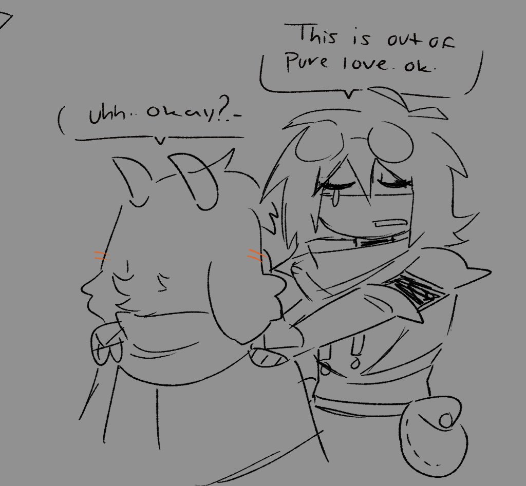 Guruiiko's tweet photo. i just wanted to get used to drawing them again so i came up w/ this an hour ago enjoy or smth 🫡 (1/2) https://t.co/CqDu7fuLcc