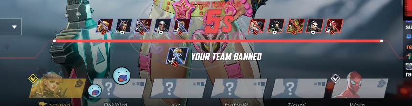 MaceMR1's tweet photo. @WingedStatue if YOU wanna be dense with 0 reading comp and not see i said two other hitscans (not to mention elsa which is pretty much played exactly like ashe) then here how about we look at the games where cyclops was only banned TWO out of their SIX matches yesterday? https://t.co/VerhLlDU19