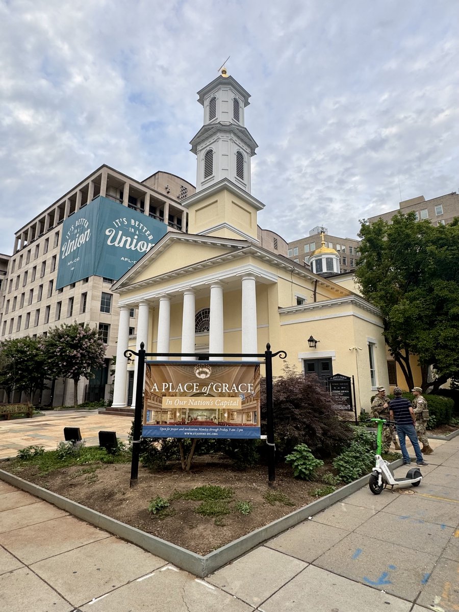 HansMahncke's tweet photo. This is St. John’s Church across from the White House. It is where President Trump famously walked during the height of the George Floyd mayhem.

Standing here, it is hard not to think back to 2020 and the chain of events that tore through the country. At the center of it was the insanity of the Covid lockdown regime, which massively destabilized society. It was the darkest chapter in recent history, yet hardly anyone talks about it anymore.

Worst of all, there has been no accountability, legal or otherwise, for Anthony Fauci, the man at the center of all the evil that was perpetrated, from creating the virus to the cover up that followed, and the imposition of draconian and totally useless restrictions. Even now, the media refuses to tell the American public that Fauci has been exposed for a sustained pattern of lies, deceptions, and outright treachery.