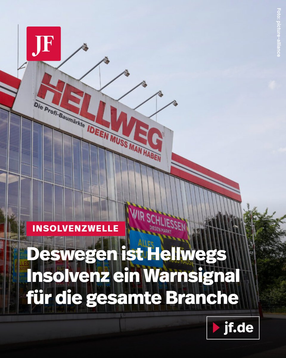 heinz_kos's tweet photo. #Baumarkt-Riese #Hellweg beantragt #Insolvenz! #wirtschaft #krise https://t.co/kq7QE218Q6