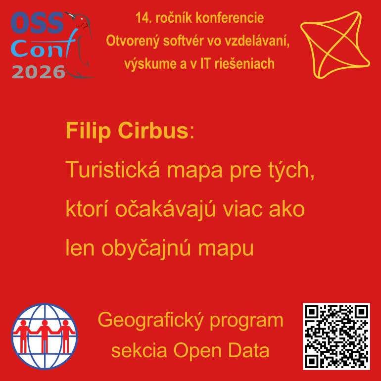 geokomunita's tweet photo. Príďte na #OSSConf spoznať mapový portál #freemap SK a jeho funkcie. Chcete od digitálnej mapy viac ako vám aktuálne ponúka? Odpoveď sa dozviete v prednáške Filipa Cirbusa: Turistická #mapa pre tých, ktorí očakávajú viac ako len obyčajnú mapu.
abstrakt: https://t.co/RwnxP1SrYx https://t.co/j74zpAN841
