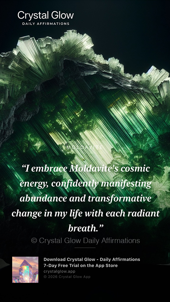 affirmationlove's tweet photo. ✨Moldavite's Wisdom from our new iphone app CRYSTAL GLOW DAILY AFFIRMATIONS ✨
Download here ➡️ https://t.co/4T8AdUSgsX #DailyAffirmations #SaturdayMotivation #HigherVibration #MindfulLiving #SoulfulLiving #EnergyHealing #affirmations #crystals #iphone #iphoneapp #gemstones #motivation #postivevibes #moldavite #crystalhealing #gems