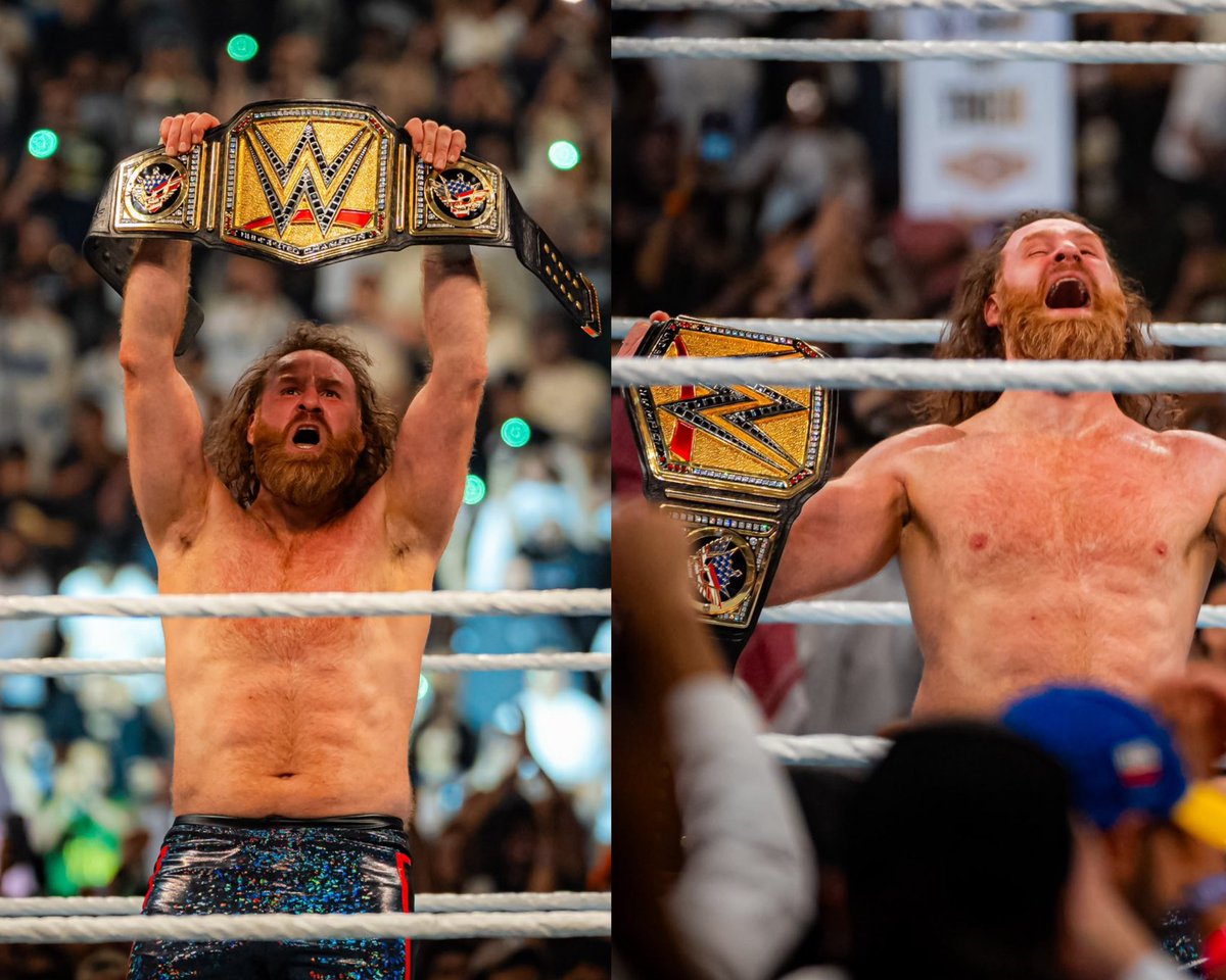 ProWFinesse's tweet photo. I am so happy for Sami Zayn. https://t.co/U9uQAilHTO
