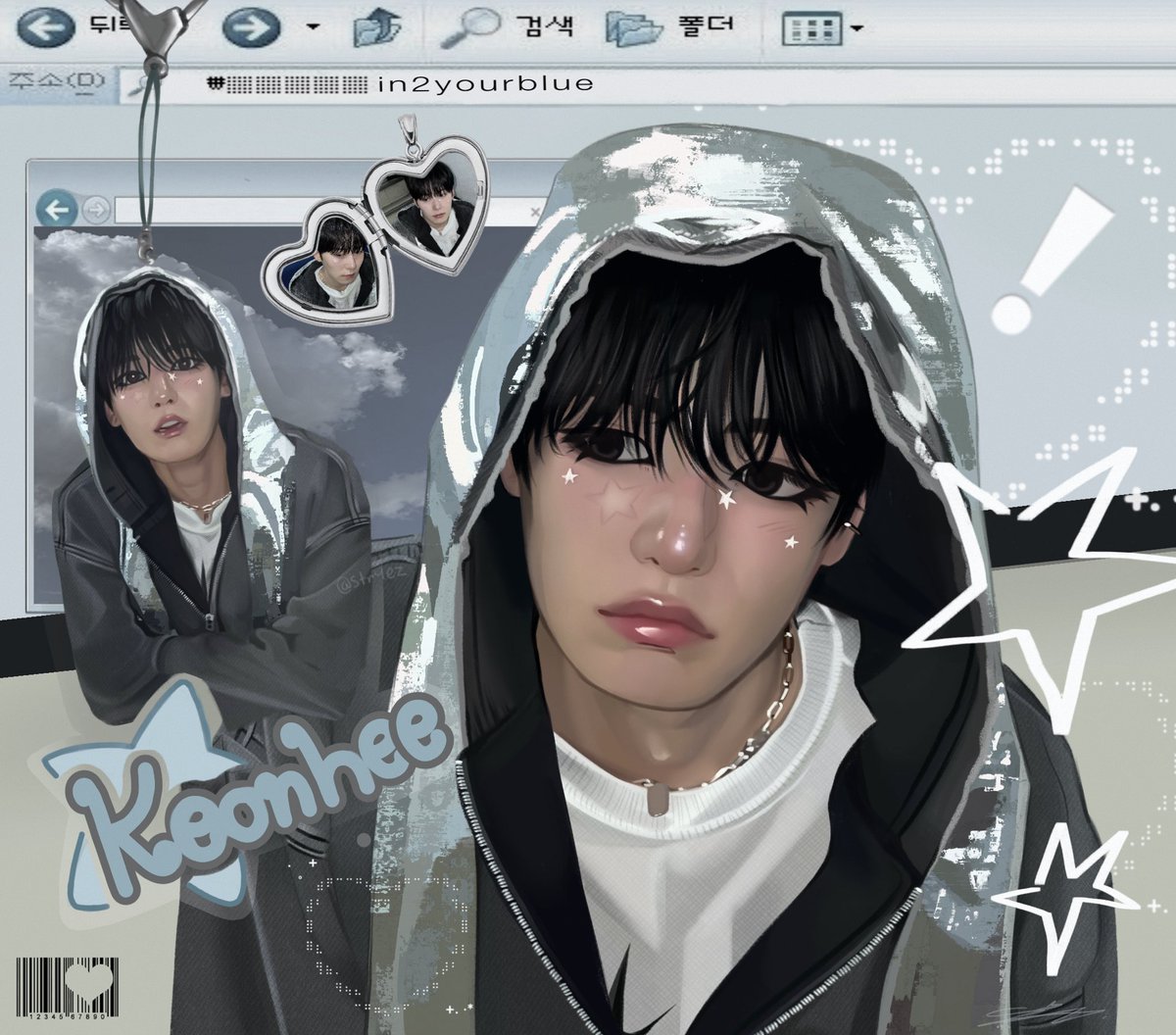 str4yez's tweet photo. #keonhee happy (late) keonhee day -`♡ 
#건희 #oneus #oneusfanart https://t.co/J1TOeMfvui