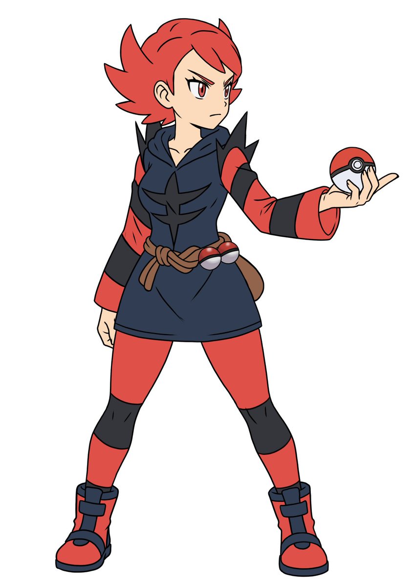 RingoApplegreed's tweet photo. Incineroar OC Pokémon trainer https://t.co/9qKB7BC7K2
