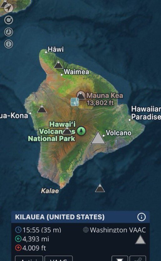 tparon's tweet photo. 🚨🇺🇸#BREAKING | NEWS ⚠️
Mount Kilauea on the island of
Hawaii has now started to irrupt.

Episode 50 mother nature is trying to tell us something…..🌋🔥 https://t.co/ZD9KAt4SUI