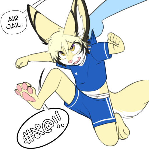 __JustCay__'s tweet photo. It's dangerous to go alone
Take this
🎨: Jailbird
#fennec #purerage #furry #airjail https://t.co/ajGwbbhExP
