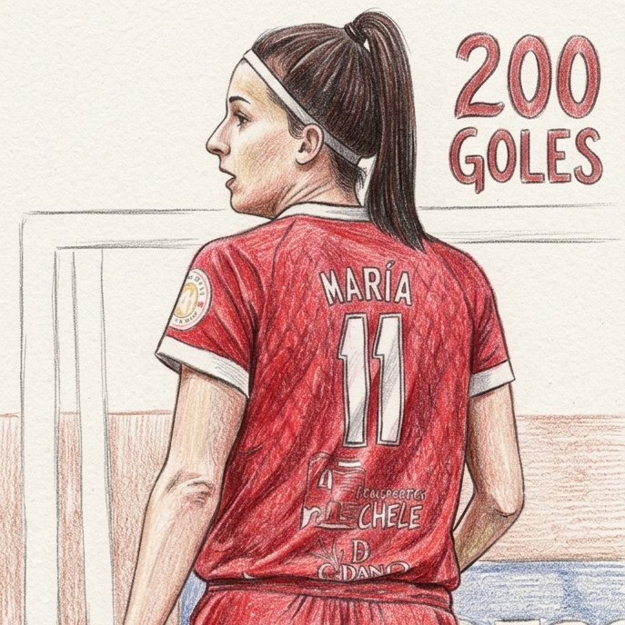 Jara_Futsal's tweet photo. Hoy la internacional @MariaSanz_11 llega a la cantidad de 200 goles en su historia en primera división. https://t.co/0qnZepNdei