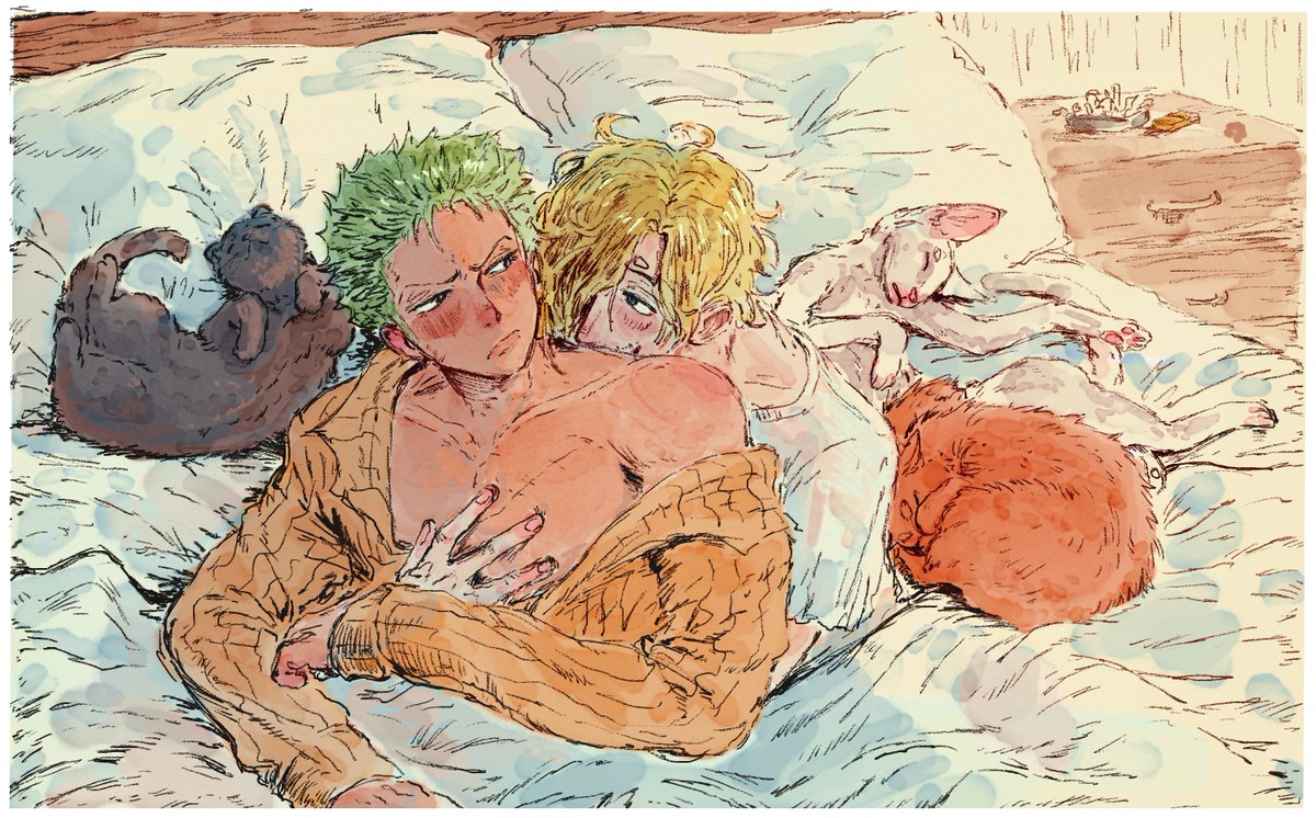 NoraSchweeps's tweet photo. from my zoro catdad au

#sanzo https://t.co/HIar0DIyEF