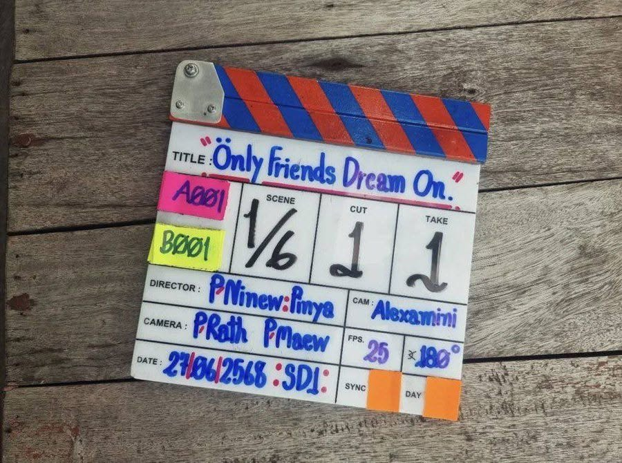 12FootNeonWoman's tweet photo. 🎬June 27th is the 1-year anniversary of the day filming officially began (Q1) of the series Only Friends: Dream On (June 27, 2025). #EarthMix #JossGawin #AouBoom #OFDO Thank you P'Ninew & cast for bringing us Jack, Dean, Arnold, Tua, Rome, Raffy, Timmy, Gameplay, Pete, & Boston https://t.co/o0A9TnbI3b