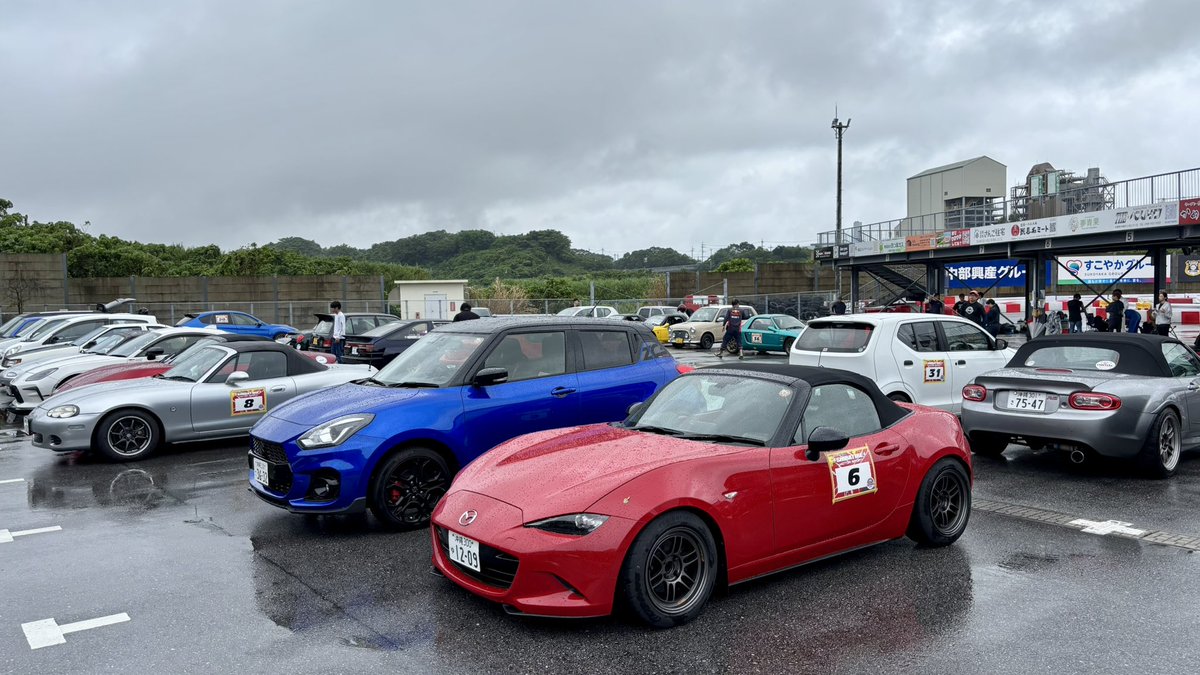 maverick6c's tweet photo. 雨のジムカーナ。
テンション上がらないなぁ。 https://t.co/0S7ZdliMuF