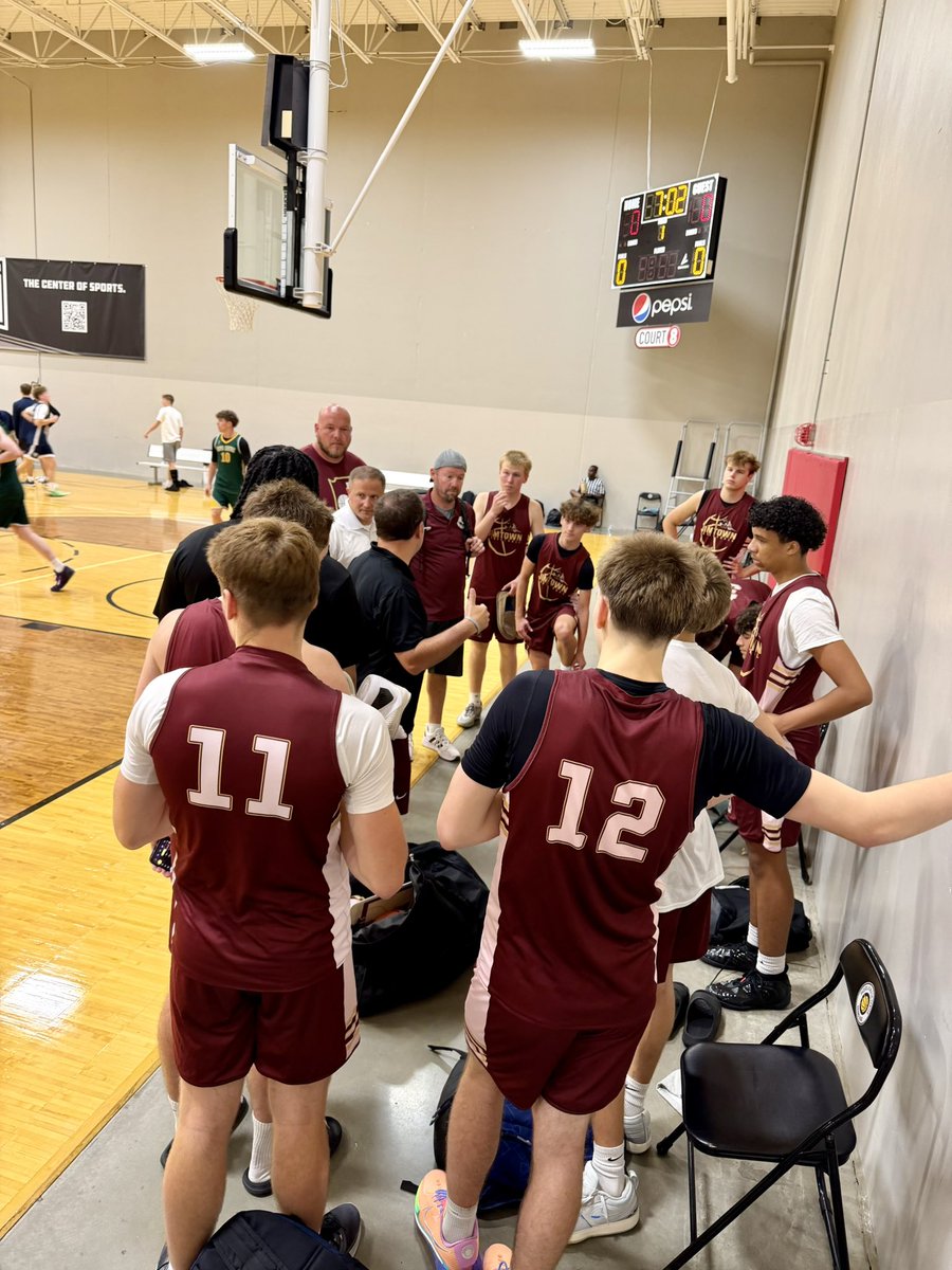 JimtownHoops's tweet photo. Was long day! Power out and first game cancelled. Won our 1:45 pm game and then took on the challenge of turning around to fill in within ten minutes for a 4:15 pm game which we won. 2-0 on the day! #jimtownwork #TheGetBack https://t.co/0VlHYja5fL