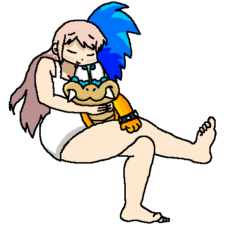 LarryKoopaBest's tweet photo. I was afraid to post this for a while, but I FINALLY learned how to draw the official up-aged design of Madoka Kaname (it was hard to draw). I drew her mothering Larry Koopa using this design, and I'm happy with it. Did I do fine based on what little reference there is here? https://t.co/MHdCrZ5JCF
