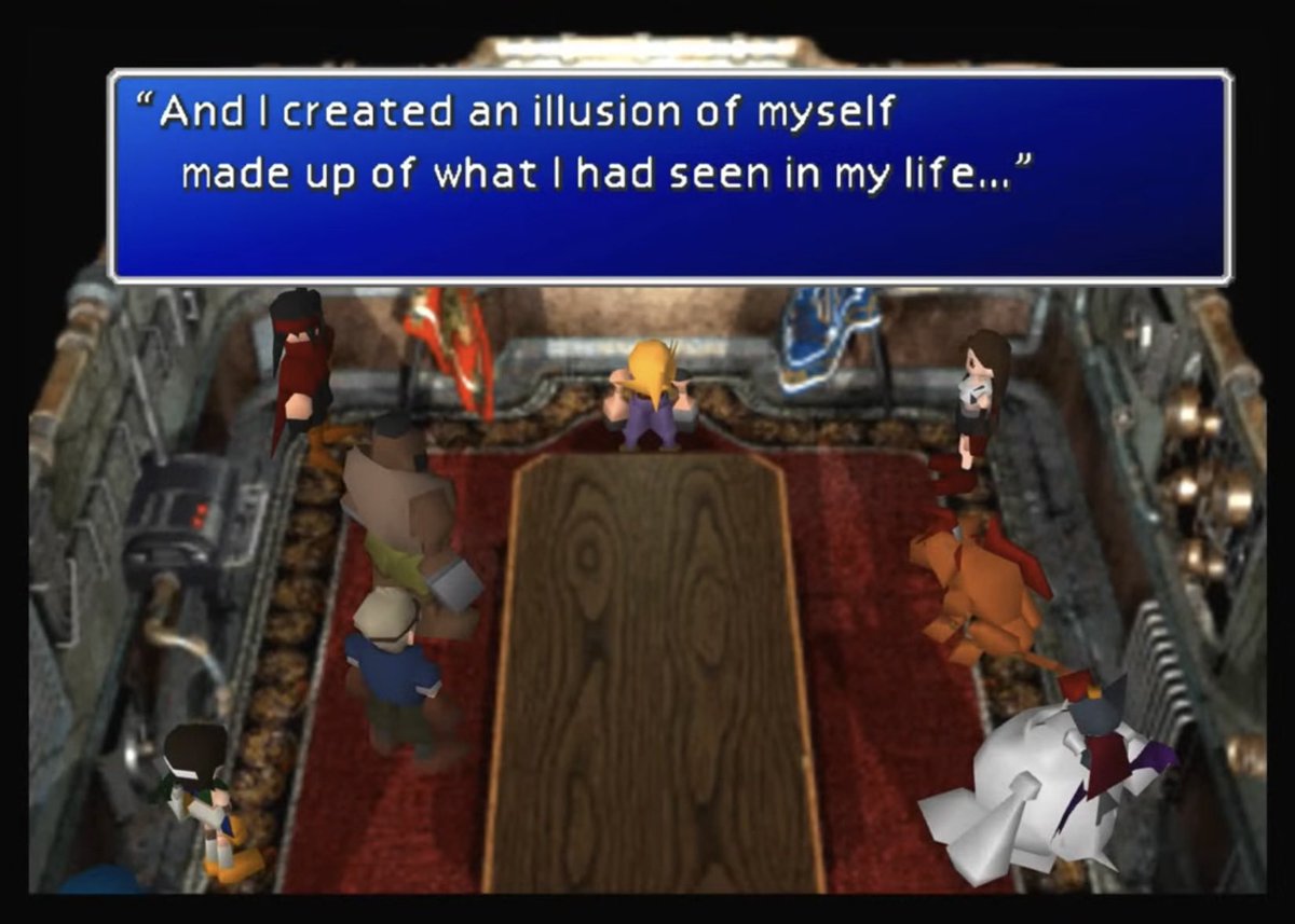 Chomchomchomp's tweet photo. His memories weren’t replaced with Zack’s

There’s a lot that goes into Cloud’s identity issues, but Zack’s literal memories aren’t part of it. Cloud doesn’t have anything from Zack in his mind other than using his experiences as his own to keep up the identity of a SOLDIER ⬇️ https://t.co/GwAzVnYakq