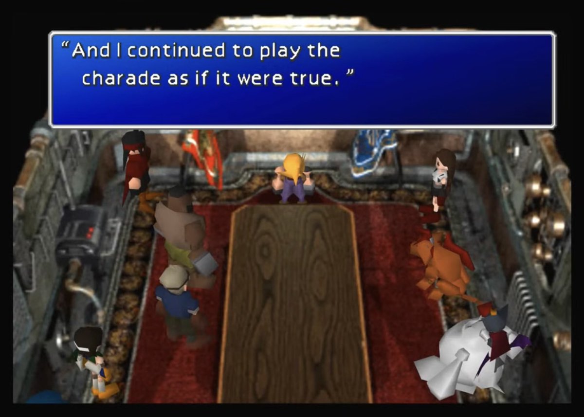 Chomchomchomp's tweet photo. His memories weren’t replaced with Zack’s

There’s a lot that goes into Cloud’s identity issues, but Zack’s literal memories aren’t part of it. Cloud doesn’t have anything from Zack in his mind other than using his experiences as his own to keep up the identity of a SOLDIER ⬇️ https://t.co/GwAzVnYakq