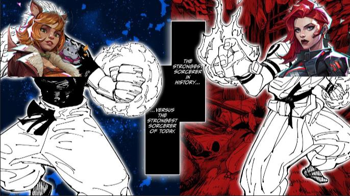 streamupdates_'s tweet photo. The strongest thrower of today Warn VS the strongest thrower in Marvel Rivals history ZazzaStacks 😭 https://t.co/jJJFEqnKJo