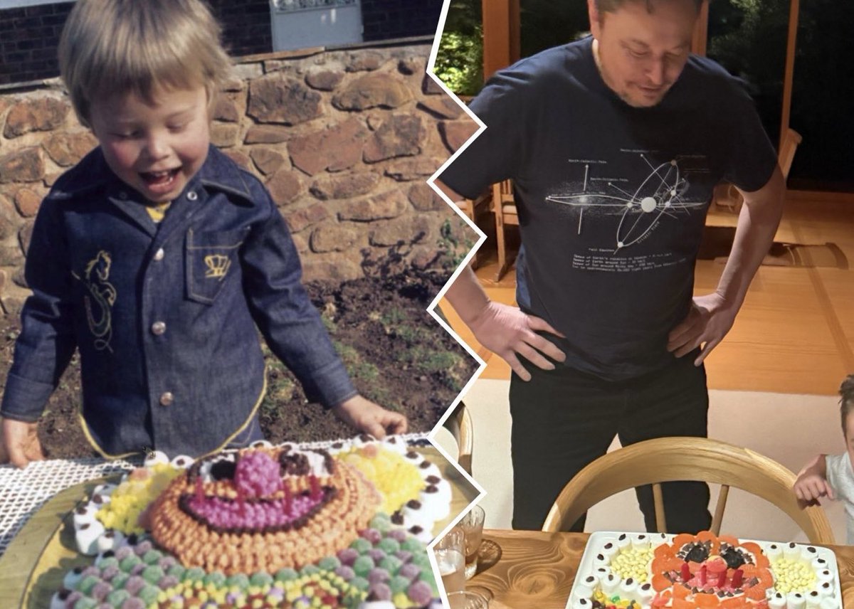 EvaMcmillan_09's tweet photo. Elon Musk turns 55 tomorrow.

Here’s him recreating his iconic childhood photo. #elonmusk #us #markzuckerberg #uktiktok #canada_life https://t.co/Bezbfd8bBk