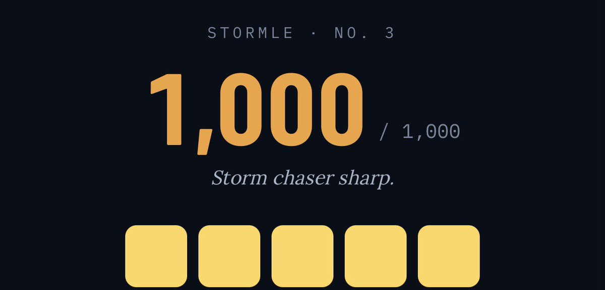 a_guidarelli's tweet photo. My first stormle perfect score https://t.co/Z7pwHCvkBP