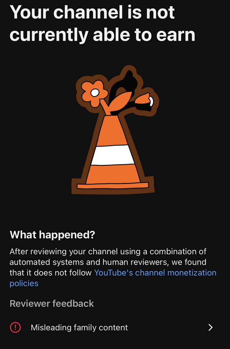 teddy_slump's tweet photo. @YouTubeCreators @TeamYouTube

My YouTube channel lost monetization recently due to what I believe was an automated error. Similar channels in my niche have had this resolved after a human review. I’d really appreciate any help getting my case looked at. Thank you! https://t.co/zigW2kZfjC
