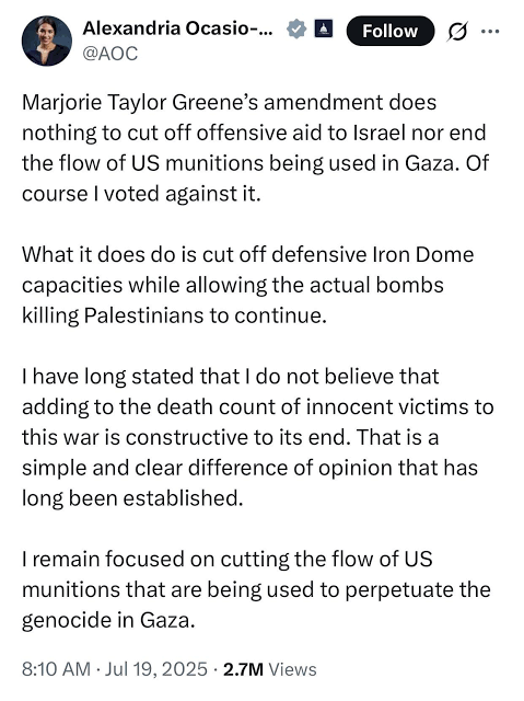 RetMeen's tweet photo. @ksaria098 @Thatmansmitty12 @LeftyWinter That doesnt prove anything?
Bernie Sanders is even bigger of a Zionist who rejected calling what israel does a genocide then put the blame on the INSURGANCE AGAINST THE GENOCIDE when he was forced to admit it.
Meanwhile she is pretending israel's spendings exist in a vacuum https://t.co/t0aCVuPP2N