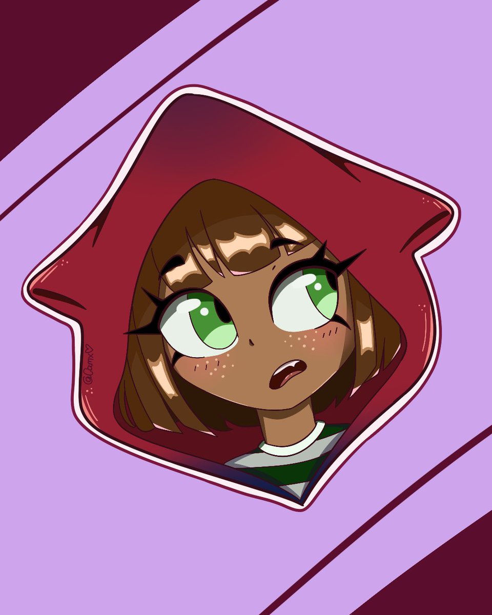 caro1356's tweet photo. She’s my new baby, everyone knows Robin ✨, she is inspired by little red riding hood https://t.co/FWjlfwT0DL