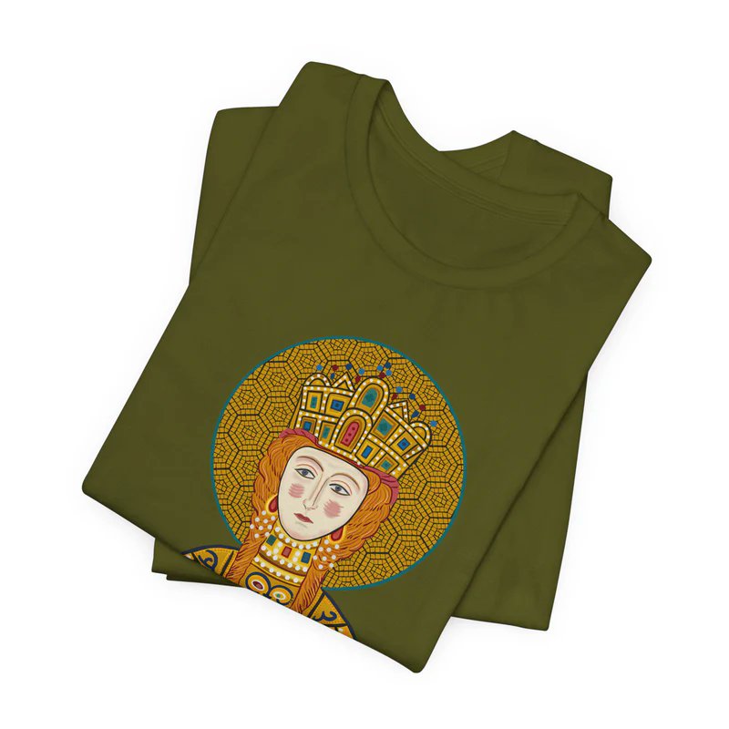 archaeologyart's tweet photo. Byzantine Empress Eirene: Ultra-Soft Premium Cotton T-Shirt

https://t.co/akDg9avKHS https://t.co/rYZicRlo64