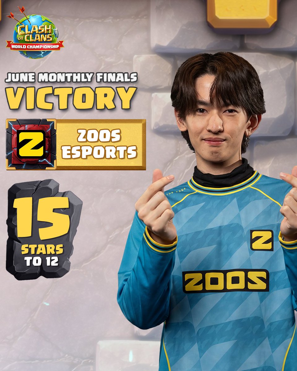 CoCEsports's tweet photo. The first perfect 15-Star Match of the day from @zoosesports! 💫

https://t.co/tqKgOo6TVe 🔗
#ClashEsports | #ClashWorlds https://t.co/yXzCUdHqao