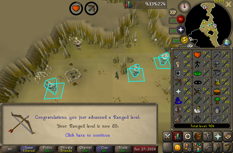 RuniteCape's tweet photo. F2p UIM progress 🥹#osrs https://t.co/60RhztKc2G