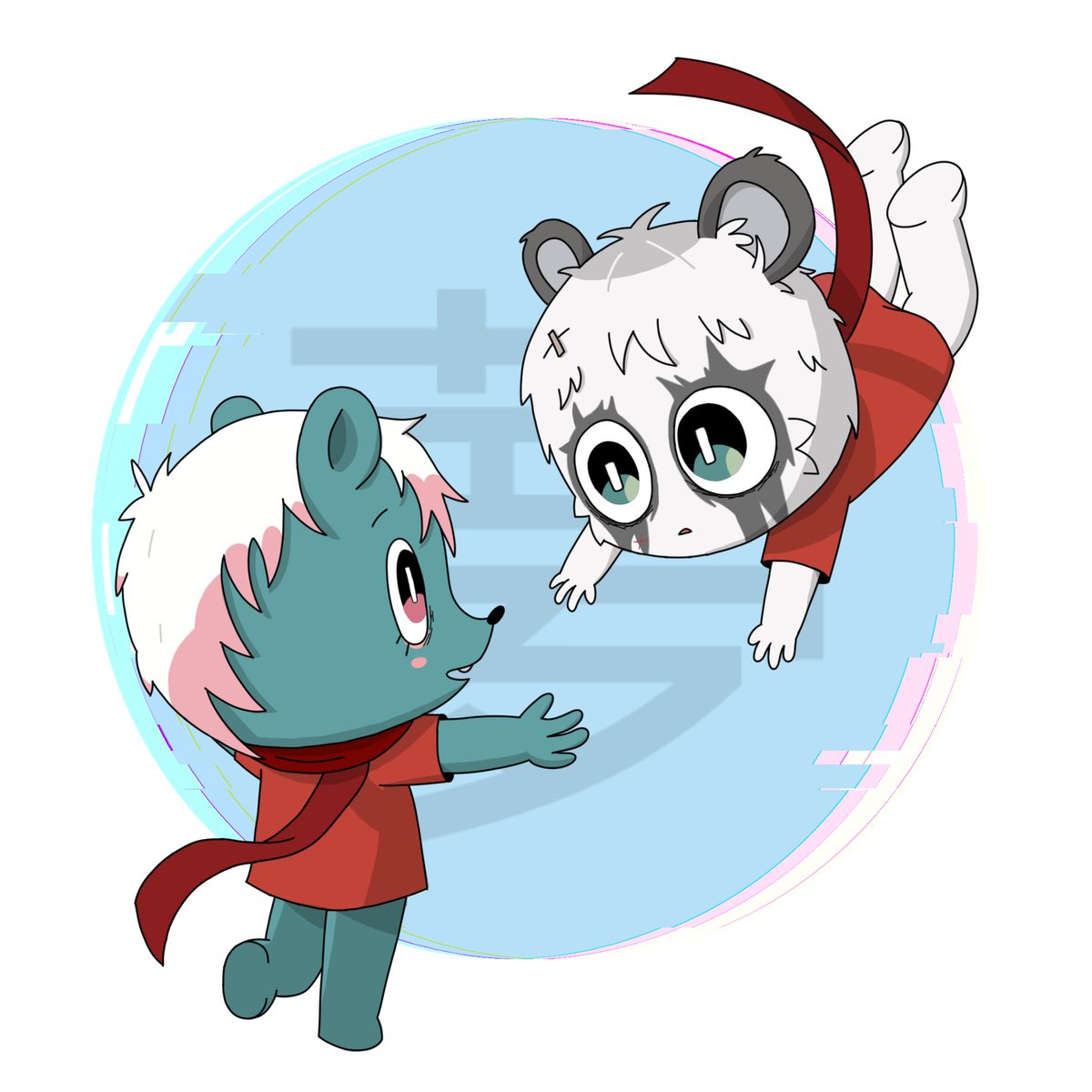Mosek01's tweet photo. 🦨🐼
#cultofthelambfanart https://t.co/4k0c95utXm