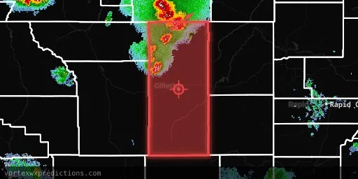 VortexWXMarkets's tweet photo. Campbell County, WY cell showing some organization on radar right now. Market's pricing a tornado upgrade at just 22% — seems low if this thing keeps tightening up. Free to forecast at https://t.co/hqtMDrQpgx while we work toward real money markets. 🌪️ #wxmarkets #Wyoming https://t.co/GsWAemOClo