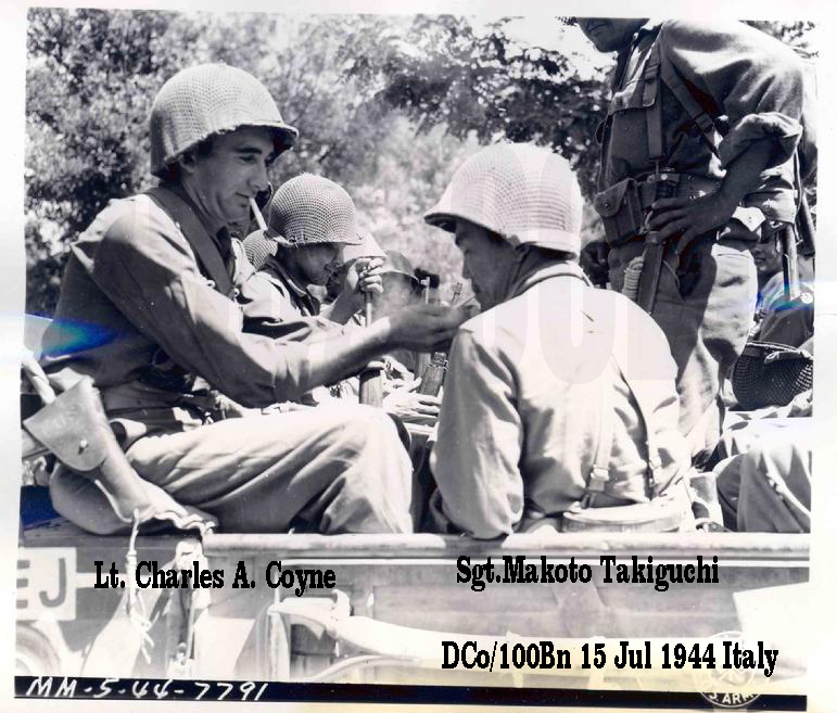 xxkfirxx's tweet photo. 1944年6月28日
第100歩兵大隊を含む第442連隊戦闘団はサッセッタを足掛かりに北上。
予備だった第２大隊が第３大隊を超越、左翼より前進。
第100大隊は街道を突破して町の北にある交差点を占領、夕刻には両大隊はチェチナ川に到達、攻撃目標を達成した。
この日は終始戦闘の連続であった。
#100大隊 https://t.co/cKWd8TiPdL