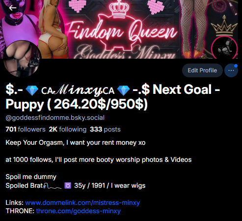 FindomMinxy's tweet photo. Follow me on my active account - Bot free zone   https://t.co/dWXWnl6KjB 
follow me now

💎 #Findom, Paypig, Femdom, Money, Worship, Booty Ass, curvy, brunette, whalesub, cashcow, Humiliation, sadist, finsub, big lips, NSFW, Dildo, #Latex . sugar daddy s wanted or sugar subs https://t.co/bd7mLIgCcH