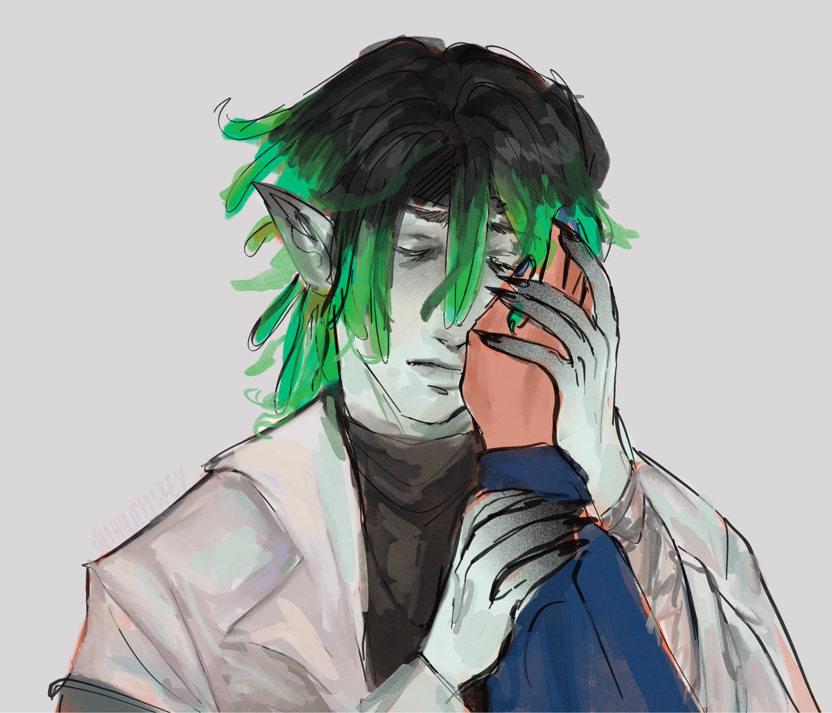 NihilityIsKey's tweet photo. Look at our scientist dawg // messy sketch

#naukosick https://t.co/WcyUv7DABg