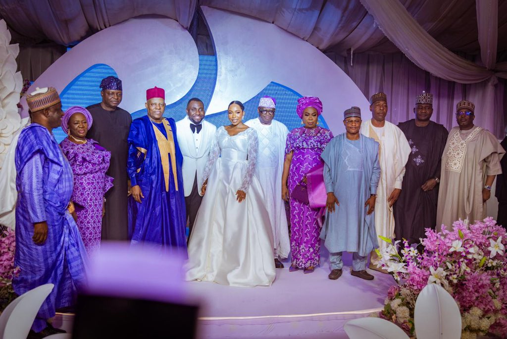 DOPA_PLSG's tweet photo. VICE PRESIDENT SHETTIMA CALLS FOR UNITY AND HOPE ON THE PLATEAU AS GOVERNOR MUTFWANG CELEBRATES DAUGHTER'S WEDDING

....Says the weeding strenthens bond of unity between the North and South

The Executive Governor of Plateau State, Barr. Caleb Manasseh Mutfwang, on Saturday, June 27, 2026, celebrated the wedding of his daughter, Miss Nanbam Mutfwang, to Mr. Jeremiah Ayodele at the Church of Christ in Nations (COCIN) Headquarters Church, Jos.

The solemn occasion attracted an array of distinguished guests, including the Vice President of the Federal Republic of Nigeria, Senator Kashim Shettima; state governors; members of the National Assembly; ministers; traditional rulers; diplomats; senior government officials; clergy; family members; and other eminent personalities from across the country.

 Beyond a family celebration, the event became a powerful testament to national unity, faith, and the shared aspiration for peace and progress.

Speaking at the wedding reception, Governor Mutfwang warmly welcomed Vice President Shettima, describing his presence as a demonstration of genuine solidarity with the people of Plateau State, particularly coming barely a week after the Vice President's visit to the state to reaffirm the Federal Government's commitment to restoring peace and security.

"He was here barely a week ago to reassure the people of Plateau State of the commitment of President Bola Ahmed Tinubu to the protection of lives and property. Though the times may be challenging, there is no need for despair. We must continue to move forward with hope and confidence," Governor Mutfwang stated.

The Governor also expressed profound appreciation to the Governor of Borno State, Prof. Babagana Umara Zulum; Governor of Kaduna State, Senator Uba Sani; Governor of Zamfara State, Dauda Lawal; Governor of Kwara State and Chairman of the Nigeria Governors' Forum, AbdulRahman AbdulRazaq; Governor of Katsina State, Dikko Umaru Radda; the National Chairman of the All Progressives Congress (APC), Prof. Nentawe Goshwe Yilwatda; the Minister of Humanitarian Affairs and Poverty Alleviation; Dr. Benard Doro; the Minister of Defence; General Christopher Gwabin Musa (Rtd); and numerous other distinguished guests who travelled from different parts of the country to celebrate with his family.

He described the overwhelming attendance as a reflection of enduring friendship, mutual respect, and national solidarity, praying that "as God has brought you to rejoice with us today, rejoicing will never cease in your homes."

In his remarks, Vice President Shettima reflected on the symbolic significance of the union between families from Plateau and Osun States, describing it as a celebration of Nigeria's unity in diversity.

He noted that the bride herself is the product of a union between Plateau and Bayelsa States, while the groom hails from Osun State, making the marriage yet another bridge connecting different regions of the country.

"What binds us together is far greater than whatever divides us. We must continue to build bridges and embrace one another as one people," the Vice President declared.

He called on political leaders, traditional institutions, religious leaders, and all stakeholders on the Plateau to rise above ethnic, religious, and political differences in pursuit of lasting peace, stability, and development.

Acknowledging the security challenges confronting Plateau State, the Vice President expressed confidence that they remain surmountable under the purposeful leadership of President Bola Ahmed Tinubu. He urged Nigerians to embrace unity, quoting the timeless words: "We either learn to live together as brothers or perish together as fools."

He further observed that Plateau State possesses enormous human and natural resources capable of transforming it into one of Nigeria's foremost economic hubs if its people remain united and committed to peaceful coexistence.