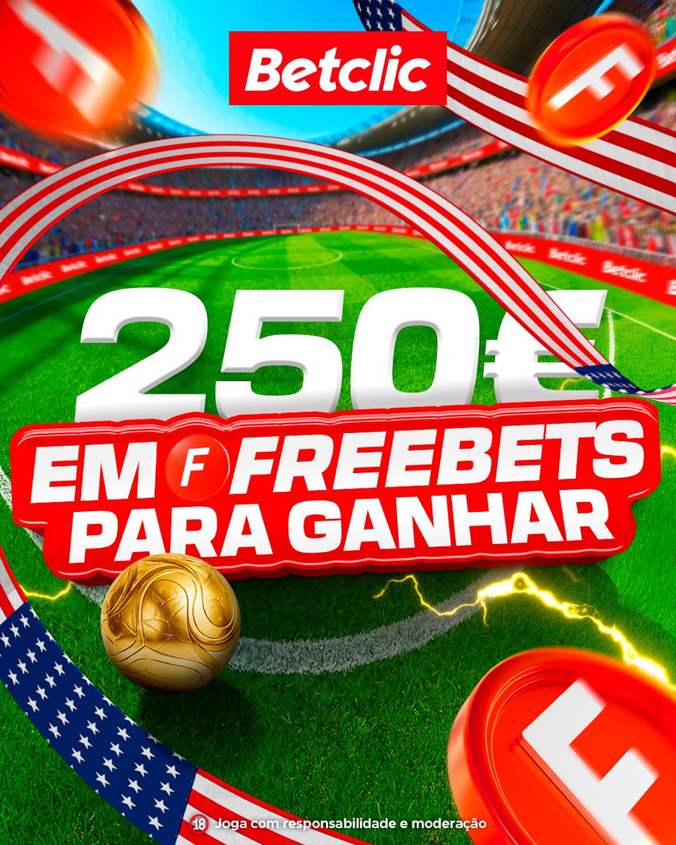 BetclicPortugal's tweet photo. SAY NO MORE 🥵

🇵🇹 PORTUGAL À BUSCA DA VITÓRIA! Temos 250€ em Freebets para oferecer! 

✅ Segue a @BetclicPortugal 
🔄 DÁ RT &amp; Like
✍️ Comenta com o nome do jogador que vai marcar primeiro + Username

⏰ Vencedores anunciados hoje, às 00:00h. https://t.co/nHPutZ3jDi