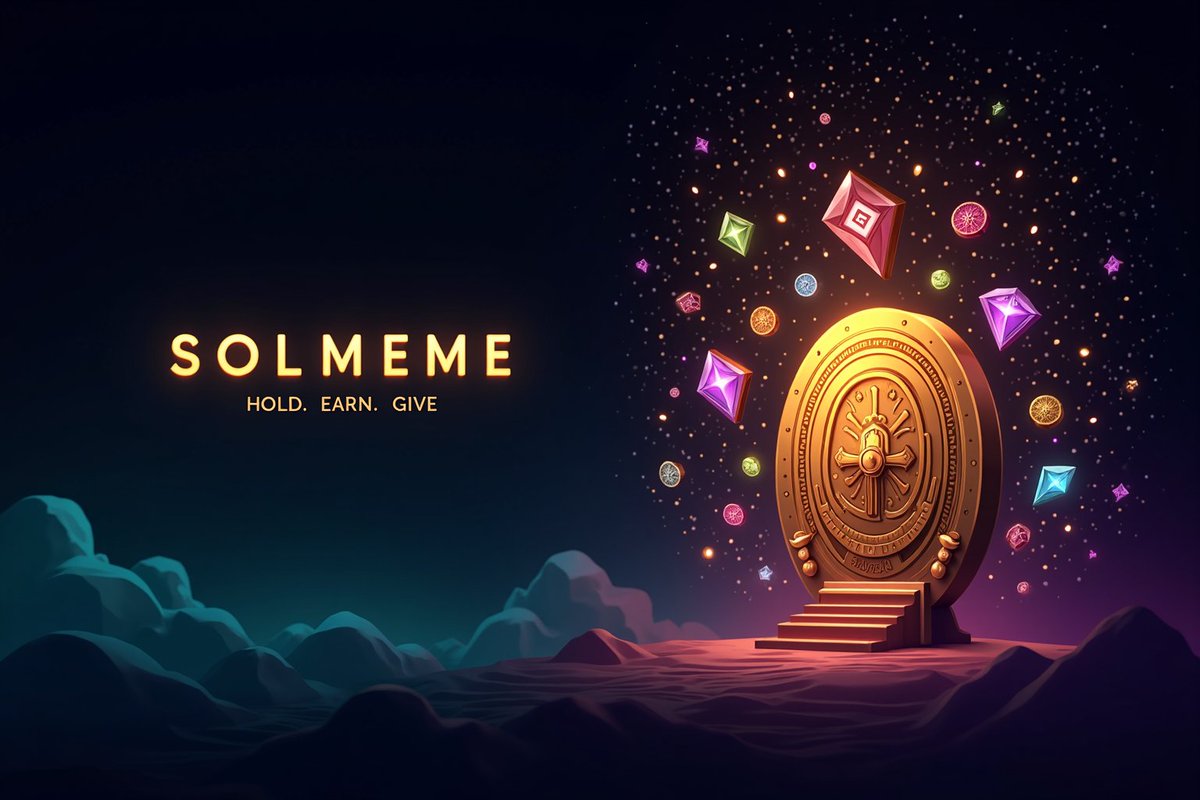 SOLMemeToken's tweet photo. We're building SOLMEME for more than just a token — Real community. Real causes. Real rewards.

👶 Children 📚 Education ❤️‍🩹 Healthcare 💧 Clean water 🔬 Research 🌱 Environment → https://t.co/nXZ2LVKyjM

—
🏦 THE VAULT
Every token you hold is a key. Hold combos of past drops to unlock rewards — no burning, just claim. Five tiers from Common to Mythic. New combos every Tuesday. Older tokens never die — they become the missing piece for even bigger vaults.

Zero sell pressure. Your bags only appreciate → https://t.co/3dGHw5qW65

—
🔥 MEGA AIRDROP LIVE 🔥
10M $SOLMEME + 100M $SPACEGOAT. Two tokens. One drop.

🟢 Raydium ✅ 🐦 Birdeye ✅ 🪐 Jupiter ✅

RT + tag 3 friends to enter 👇
https://t.co/GeA6WXnI4f

Tag me when you join — I'll welcome you personally 🚀

—
🌐 SOLMEME ECOSYSTEM
🌍 Website — https://t.co/8JMItHg0HT
🏦 Vault — https://t.co/3dGHw5qW65
📜 Whitepaper — https://t.co/PpKiMXtg6c
🐦 X — https://t.co/HUB5WKQ8Sz
✈️ Telegram — https://t.co/vxDDWudgfv
💬 Discord — https://t.co/BzsUYWdwLv