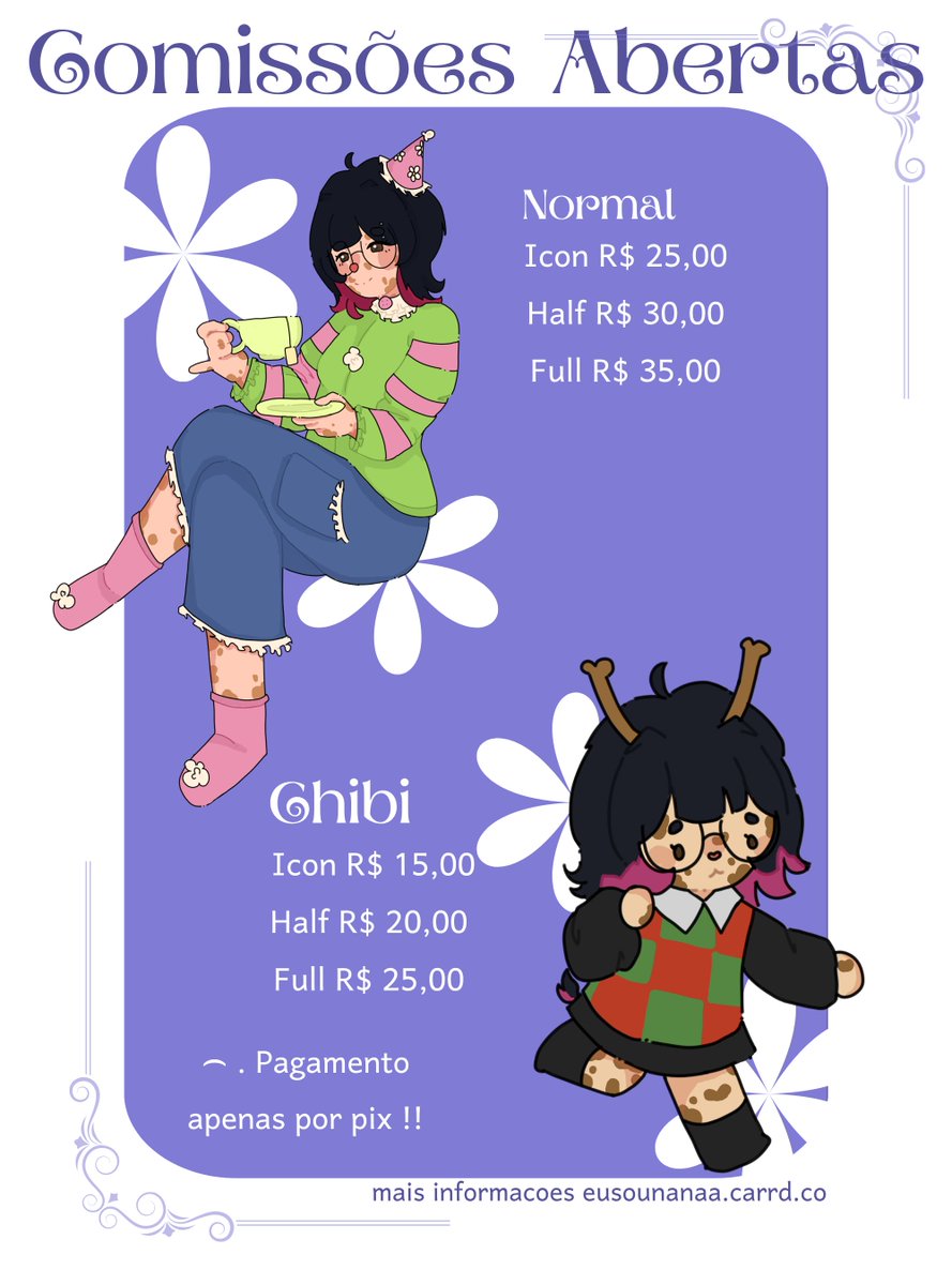 eusounanaa's tweet photo. 🧁 COMISSÕES ABERTAS ․⁺

Contato por discord : discoordiananaa
Mais infos : https://t.co/S9eDtSoaKp https://t.co/HYP3WkSLVl