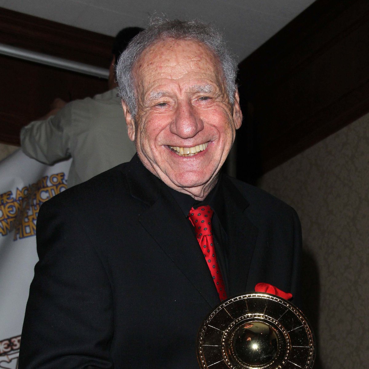 creepydotorg's tweet photo. Legendary actor Mel Brooks just turned 100 today and is no longer allowed to play with LEGOs. https://t.co/RzxU9spNFN
